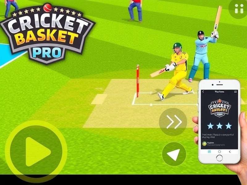 Cricket Basket Pro Gameplay Screenshot